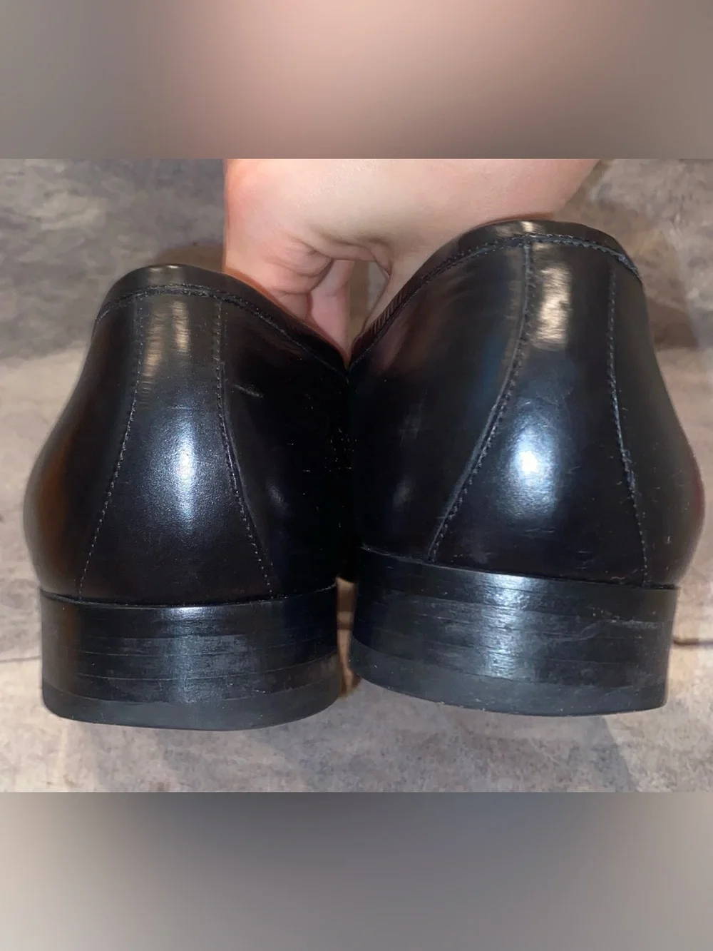WORN 3x To Boot NY Black Leather Slip On Penny Loafers Shoes Classic Italy 13